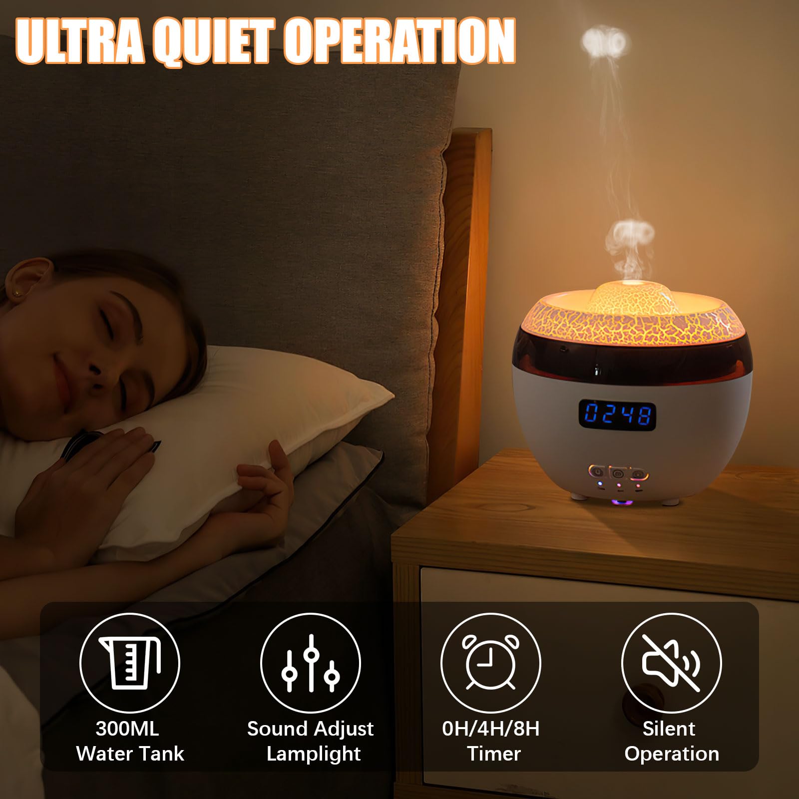 Diffuser con Reloj