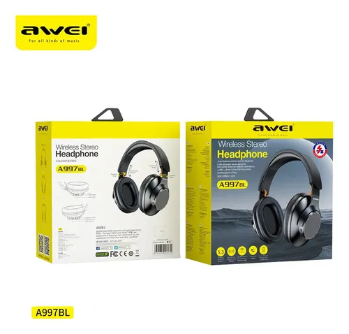 Audífonos Bluetooth Inalámbricos Awei A997BL